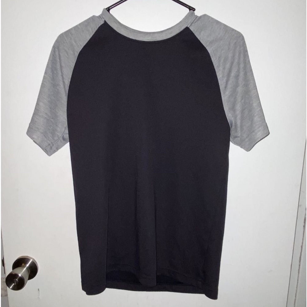 Black and Grey Baseball T-shirt
